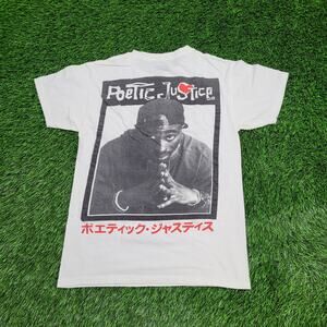 2PAC Tupac-Shakur Shirt Womens Small 17x24 Hip-Hop Tribute